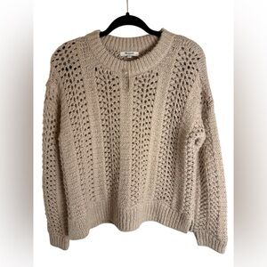 NWT Madewell Windemere Pointelle Pullover Sweater